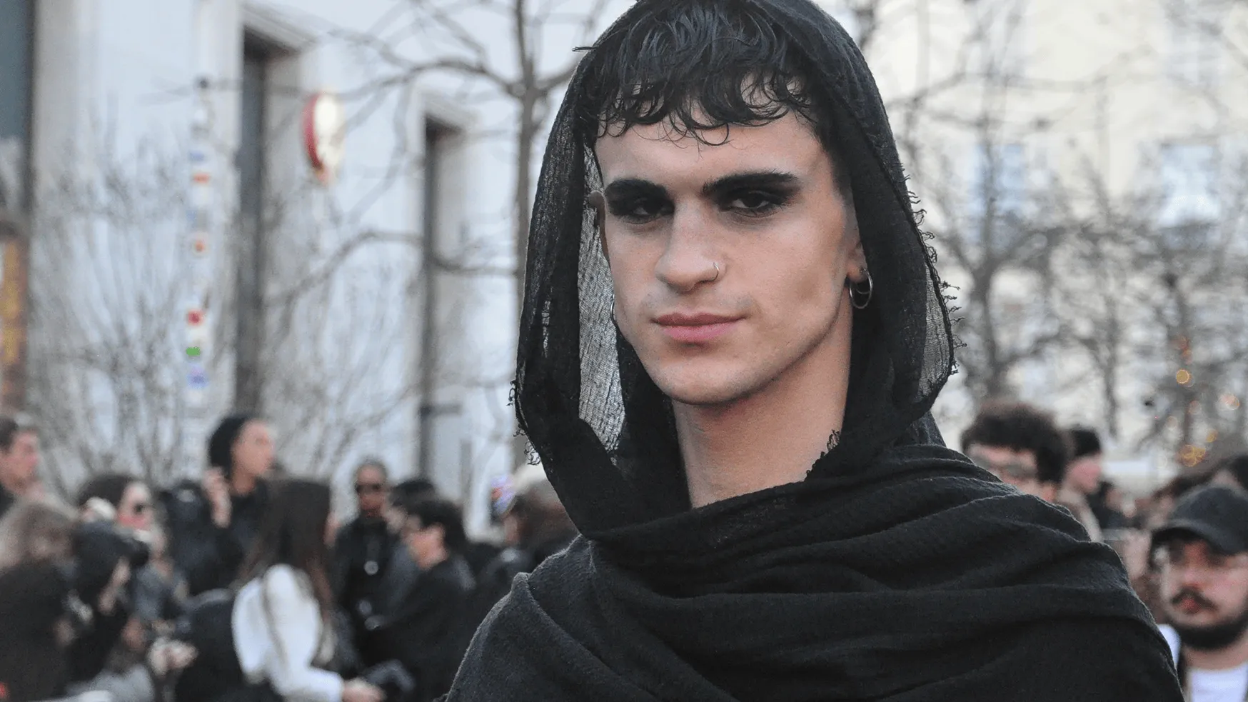 Rick Owens F/W'25 draaide allemaal om het gezicht